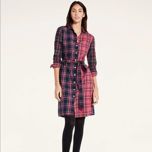 NWT Size 2 Brooks Brothers Flannel Fun Shirt Dress. Brand new.